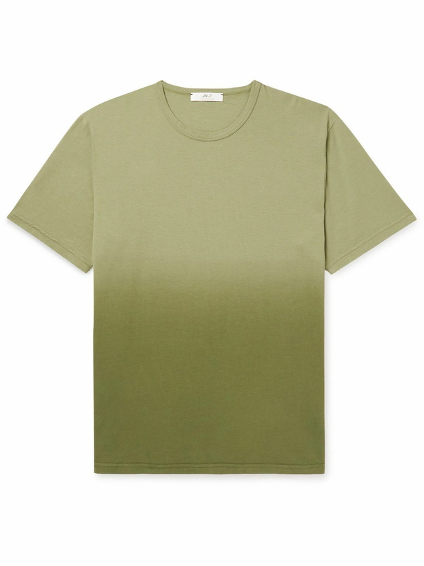 Photo: Mr P. - Degradé Cotton-Jersey T-Shirt - Green