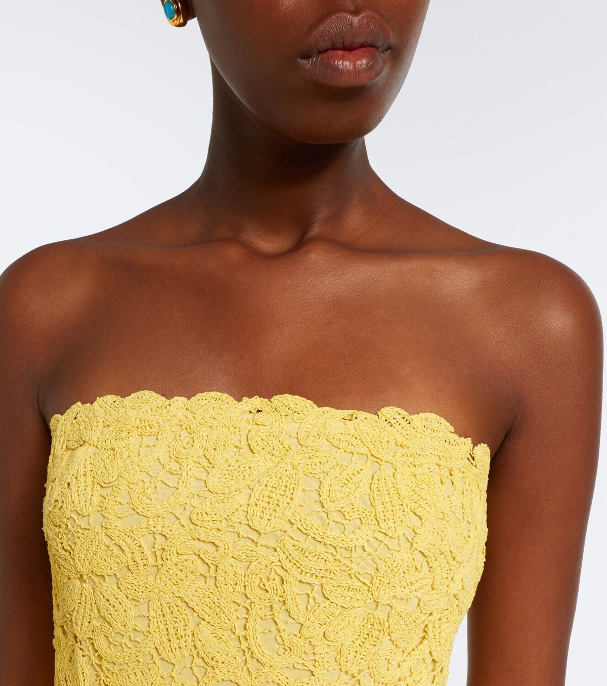 Simkhai Sera lace bustier dress