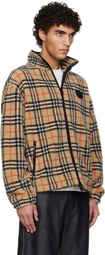 Burberry Beige Fairfax Check Sweater