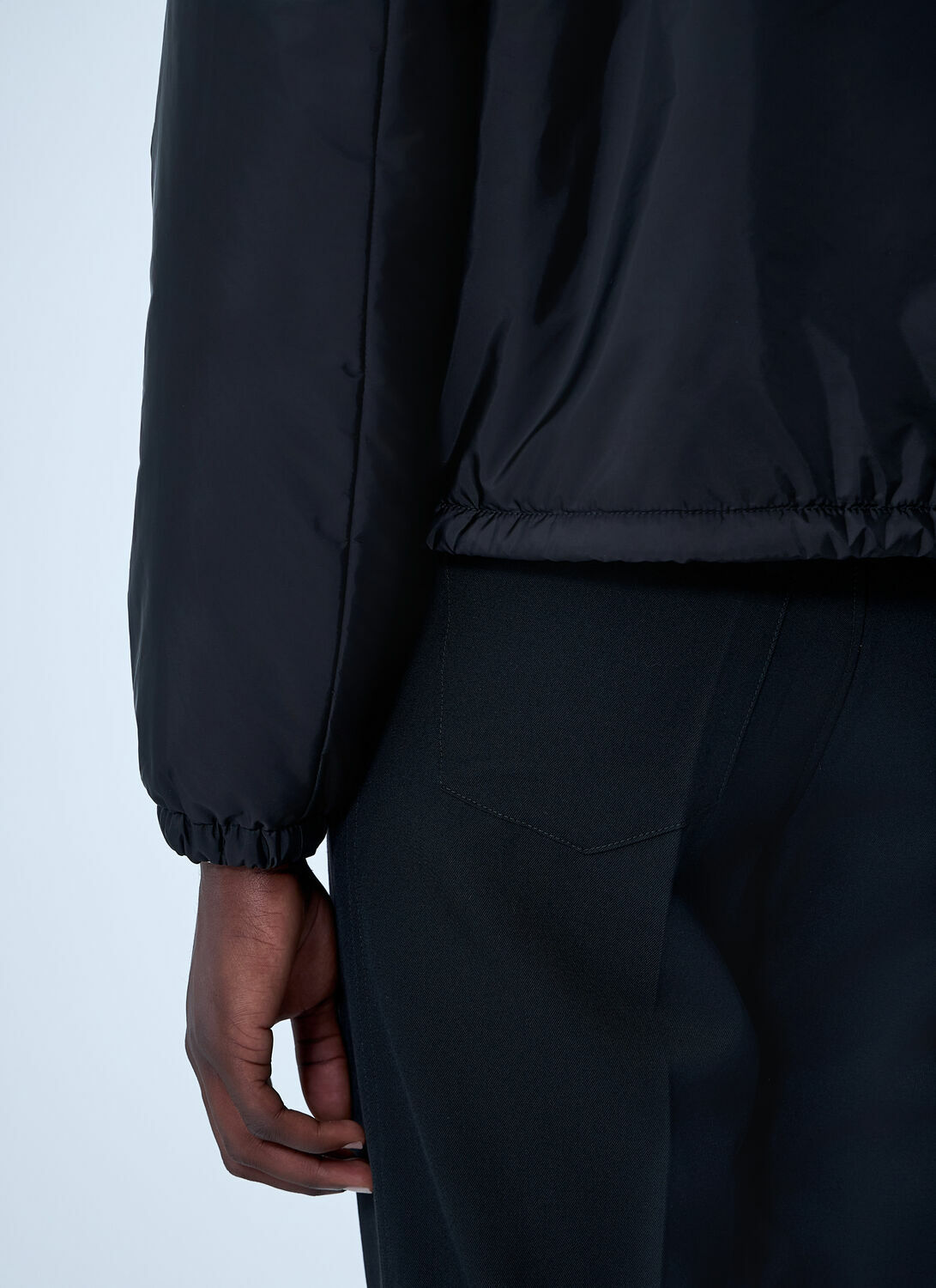 Prada Short Re-Nylon Down Jacket