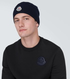 Moncler Cable-knit wool and cashmere beanie