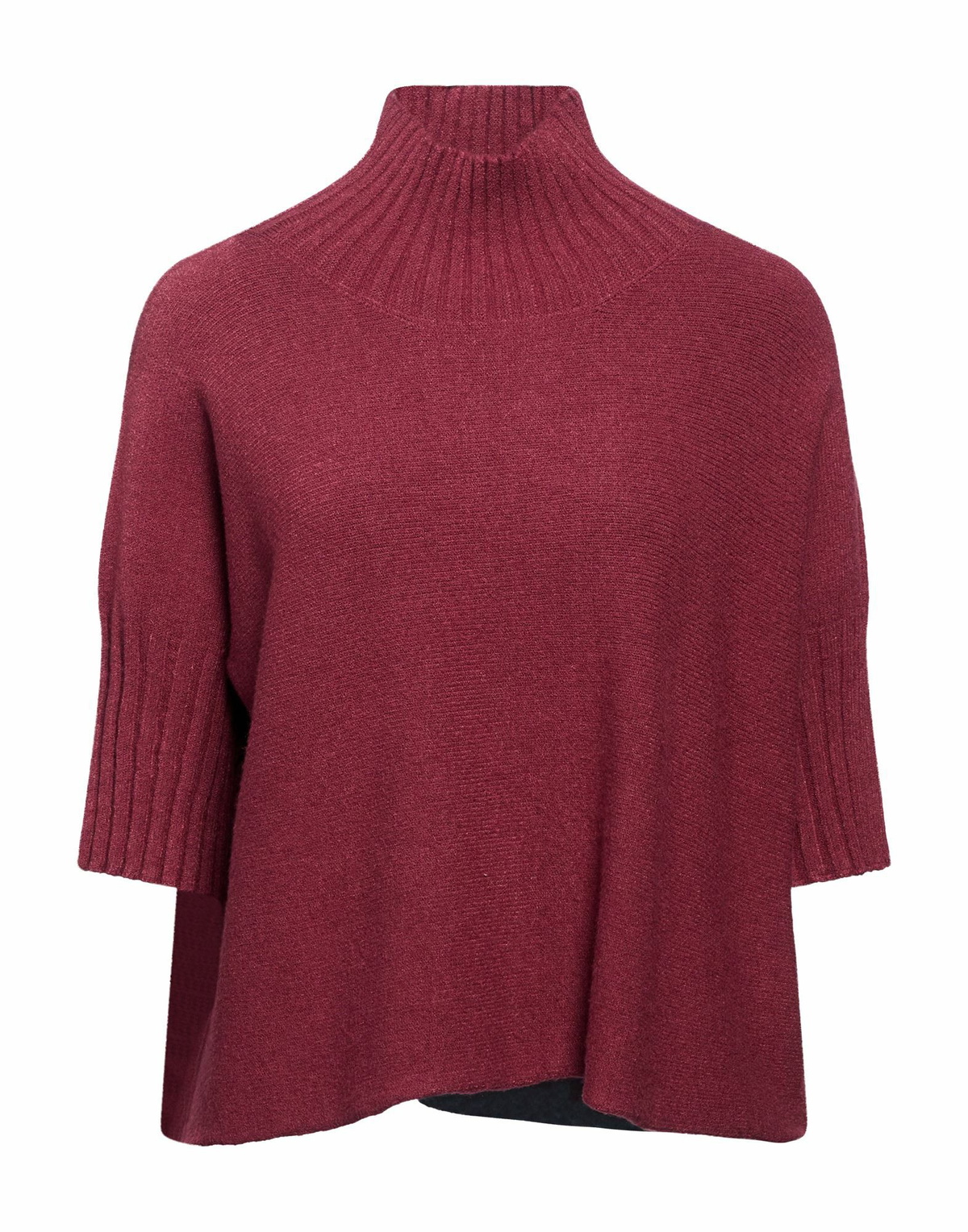 Manila Grace Womens Turtleneck Garnet