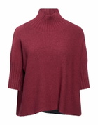 Manila Grace Womens Turtleneck Garnet