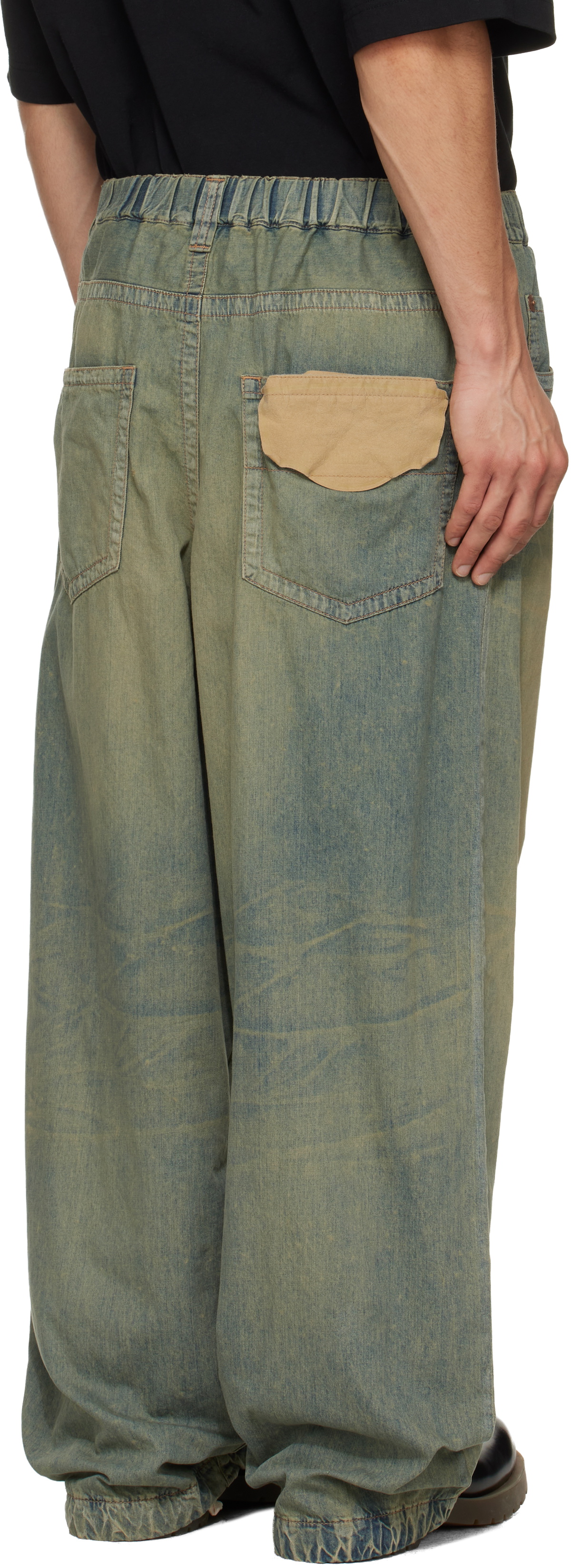Maison MIHARA YASUHIRO Blue Light Wide Jeans