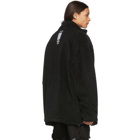 Off-White Black Fleece Equipment Jacket