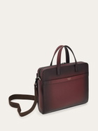 Ferragamo Mens Gancini briefcase in Red