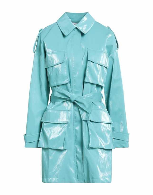 Photo: Jijil Womens Overcoat & Trench Coat Turquoise