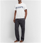 Sleepy Jones - Jackson Logo-Print Cotton-Jersey T-Shirt - White