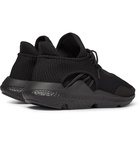 Y-3 - Saikou Suede-Trimmed Primeknit Sneakers - Men - Black