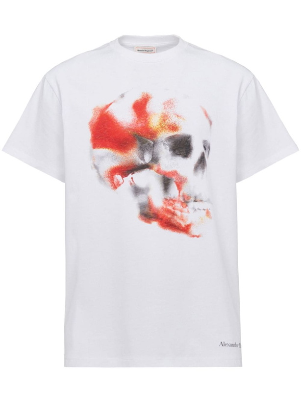 Photo: ALEXANDER MCQUEEN - Skull Print Organic Cotton T-shirt