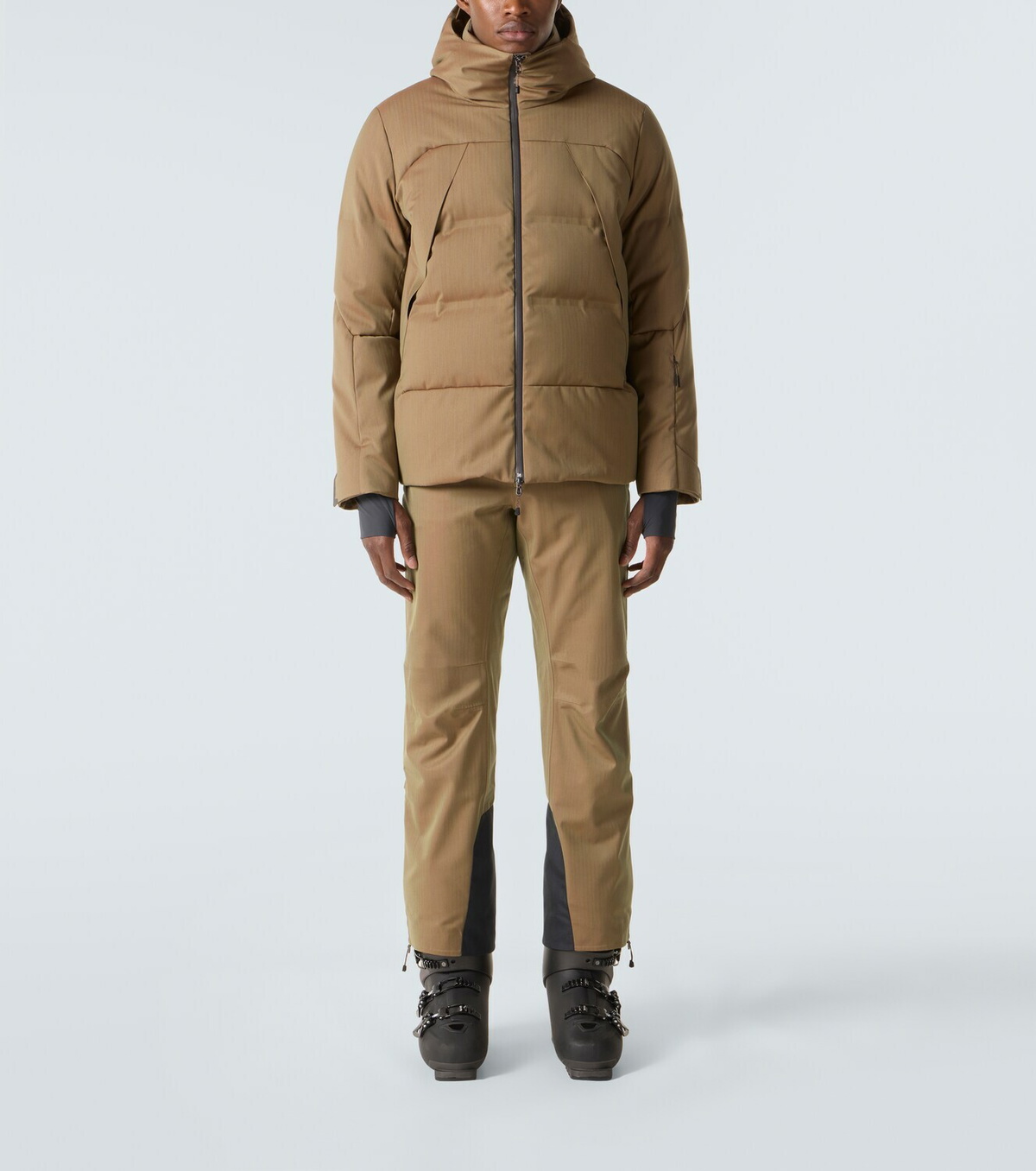 Sease Indren herringbone wool-blend ski pants