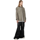Rick Owens Black & Off-White Tower Geobasket Sneakers