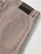 Our Legacy - Straight-Leg Cropped Distressed Denim Trousers - Neutrals