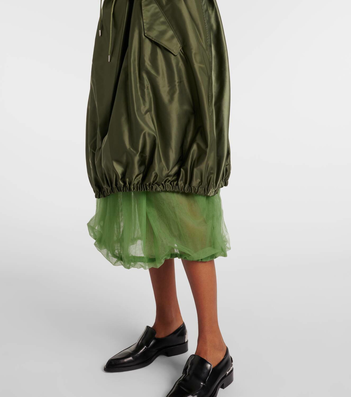 Noir Kei Ninomiya Tiered cargo dress