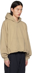 Wooyoungmi Beige Over Fit String Hoodie
