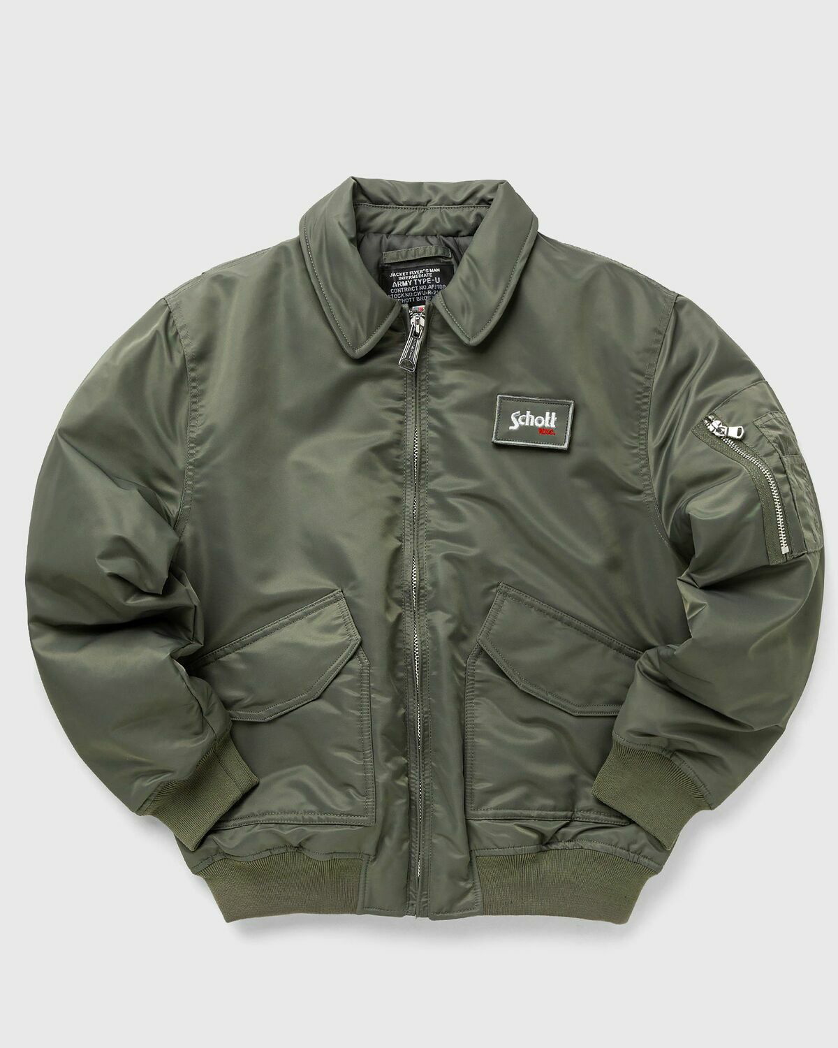 Schott オリーブグリーン ナイロンジャケット $_57.JPG?set_id=880000500F