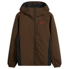 Arc'teryx Men's Atom Hooded Jacket in Carob/Black/Dynasty