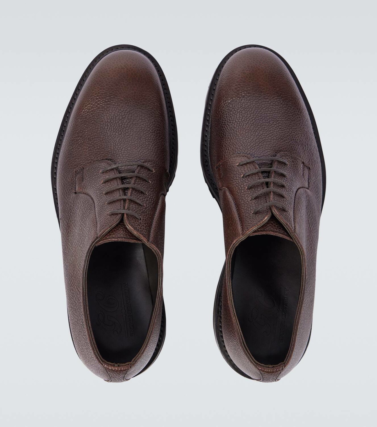 George Cleverley Archie leather Derby shoes
