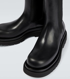 Bottega Veneta Lug leather ankle boots