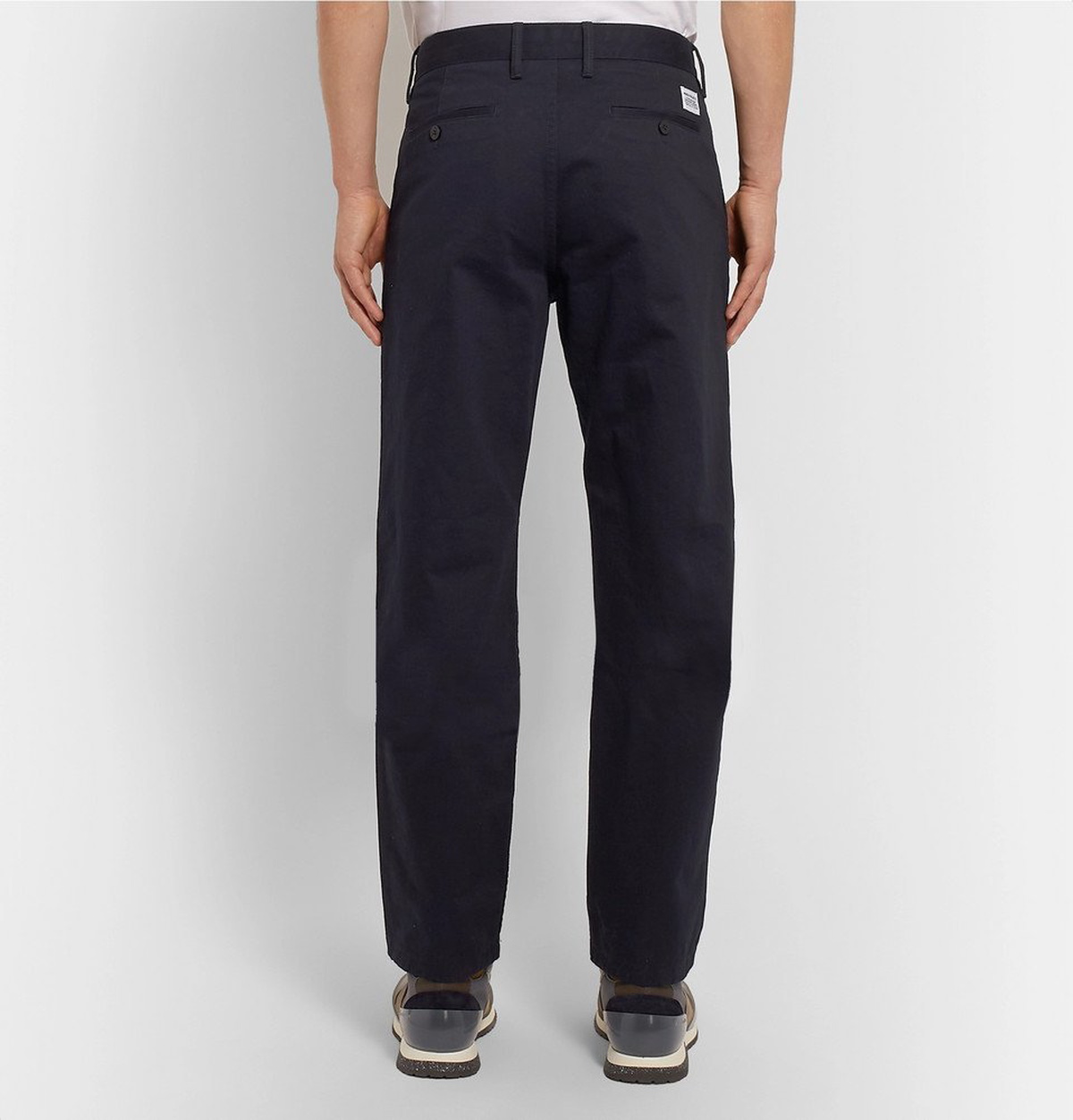 Norse Projects - Aros Heavy Tapered Cotton-Twill Chinos - Navy Norse ...