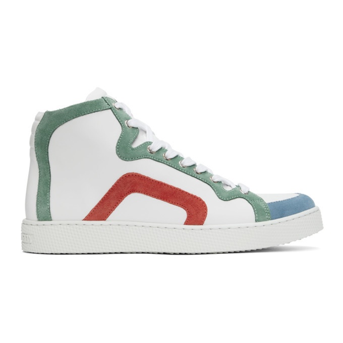 Photo: Pierre Hardy White and Green 103 High Sneakers
