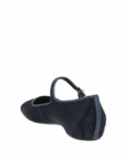 Giorgio Armani Womens Ballet flats Midnight in Blue