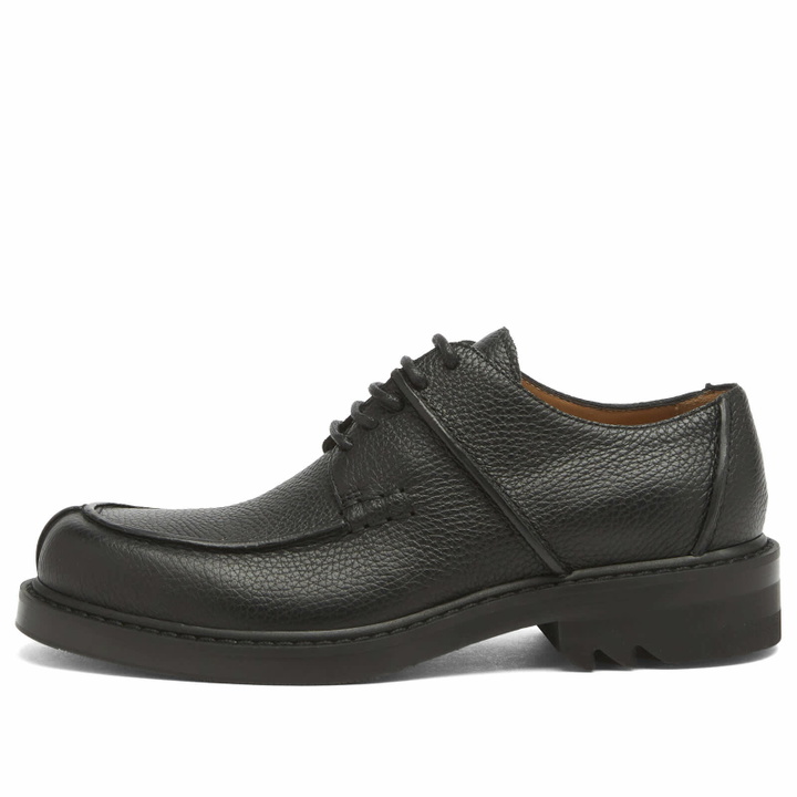 Photo: Dries Van Noten Men's Leather Derby Shoes in Black