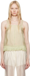 The Garment Green Gilian Front Tank Top