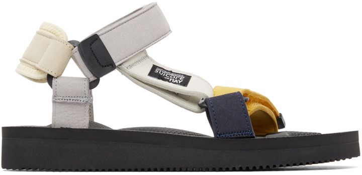 Photo: Suicoke Blue & Brown Hay Edition DEPA MIX D Sandals