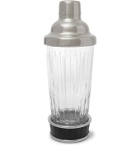Lorenzi Milano - Glass, Ebony and Stainless Steel Cocktail Shaker - Silver