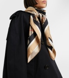 Burberry Burberry Check silk twill scarf