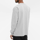 John Elliott Men's Long Sleeve University T-Shirt in Organic Grey