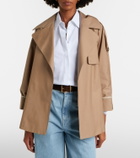 Max Mara Clara cotton-blend gabardine trench coat