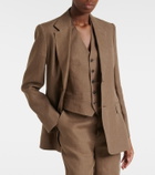 Ralph Lauren Collection Marcy linen blazer