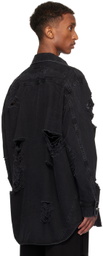 Helmut Lang Black Apex Denim Shirt