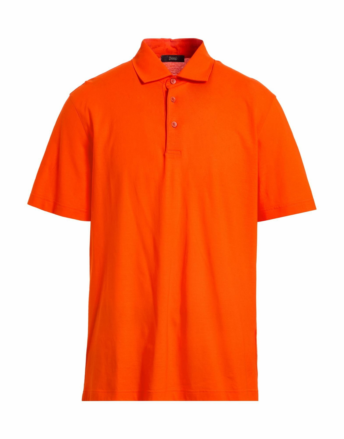 Herno Mens Polo shirt in Tomato red