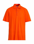Herno Mens Polo shirt in Tomato red