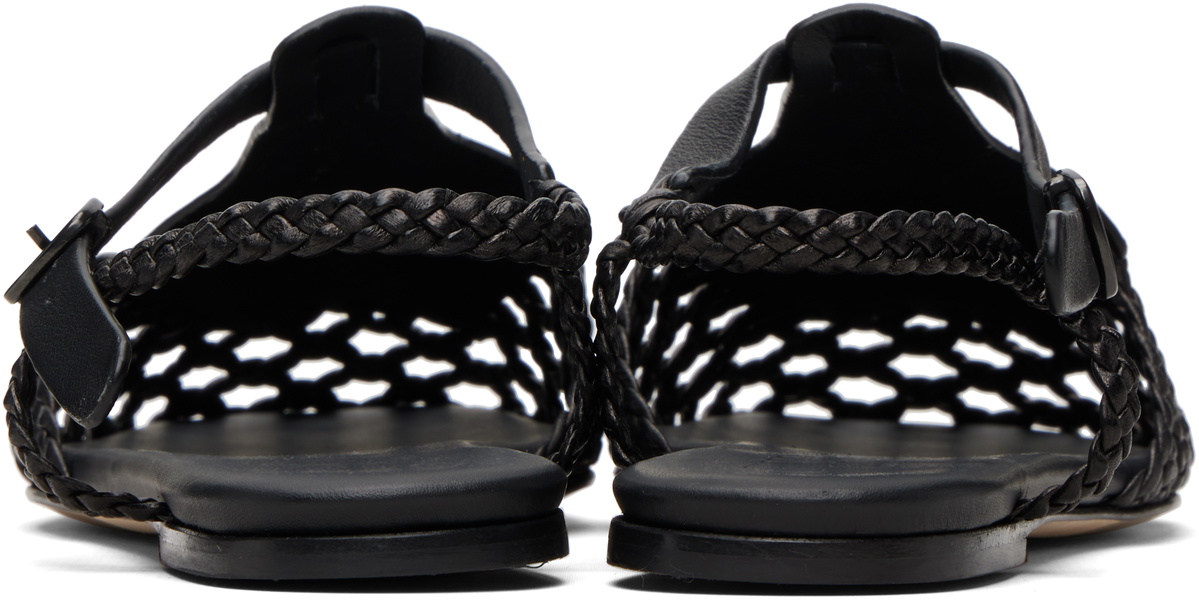 HEREU Black Reixa Sandals