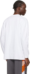 Martine Rose White Oversized Long Sleeve T-Shirt