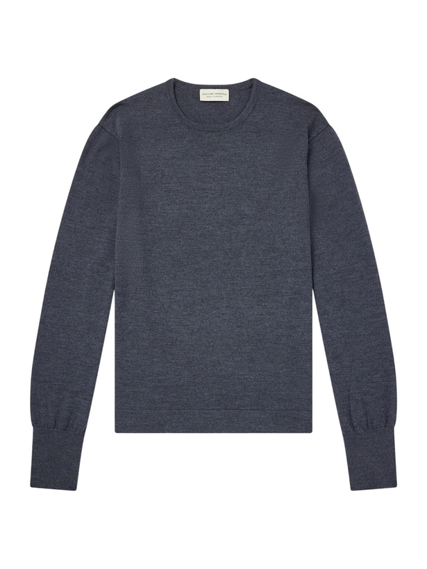Photo: Officine Générale - Nina Merino Wool Sweater - Gray