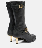 Sacai Aviator leather boots
