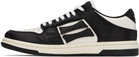 AMIRI Black & White Skel-Top Low Sneakers