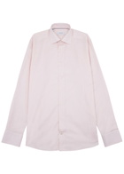 Eton Cotton-twill Shirt Pink