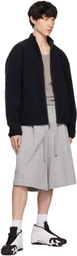 Nike Jordan Black Jordan Flight High-Pile Fleece Jacket