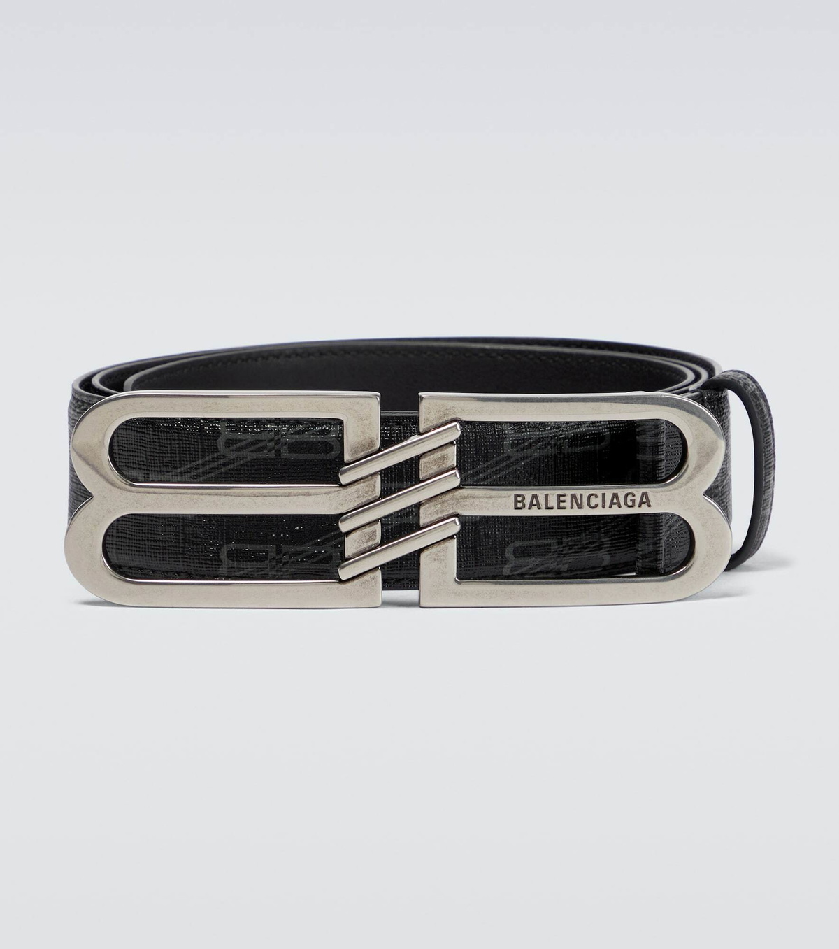 Balenciaga - BB Signature coated canvas belt Balenciaga
