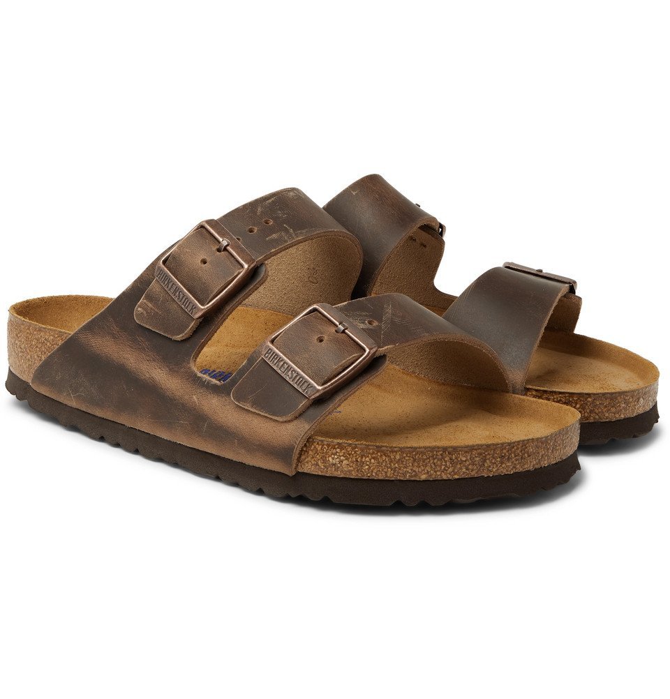 Birkenstock - Arizona Oiled-Nubuck Sandals - Brown Birkenstock