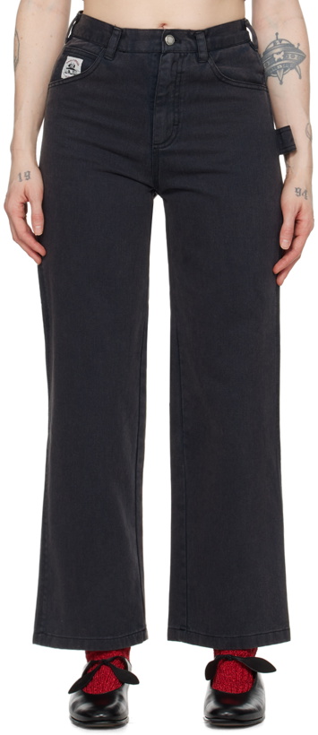 Photo: Bode Black 'Knolly Brook' Trousers