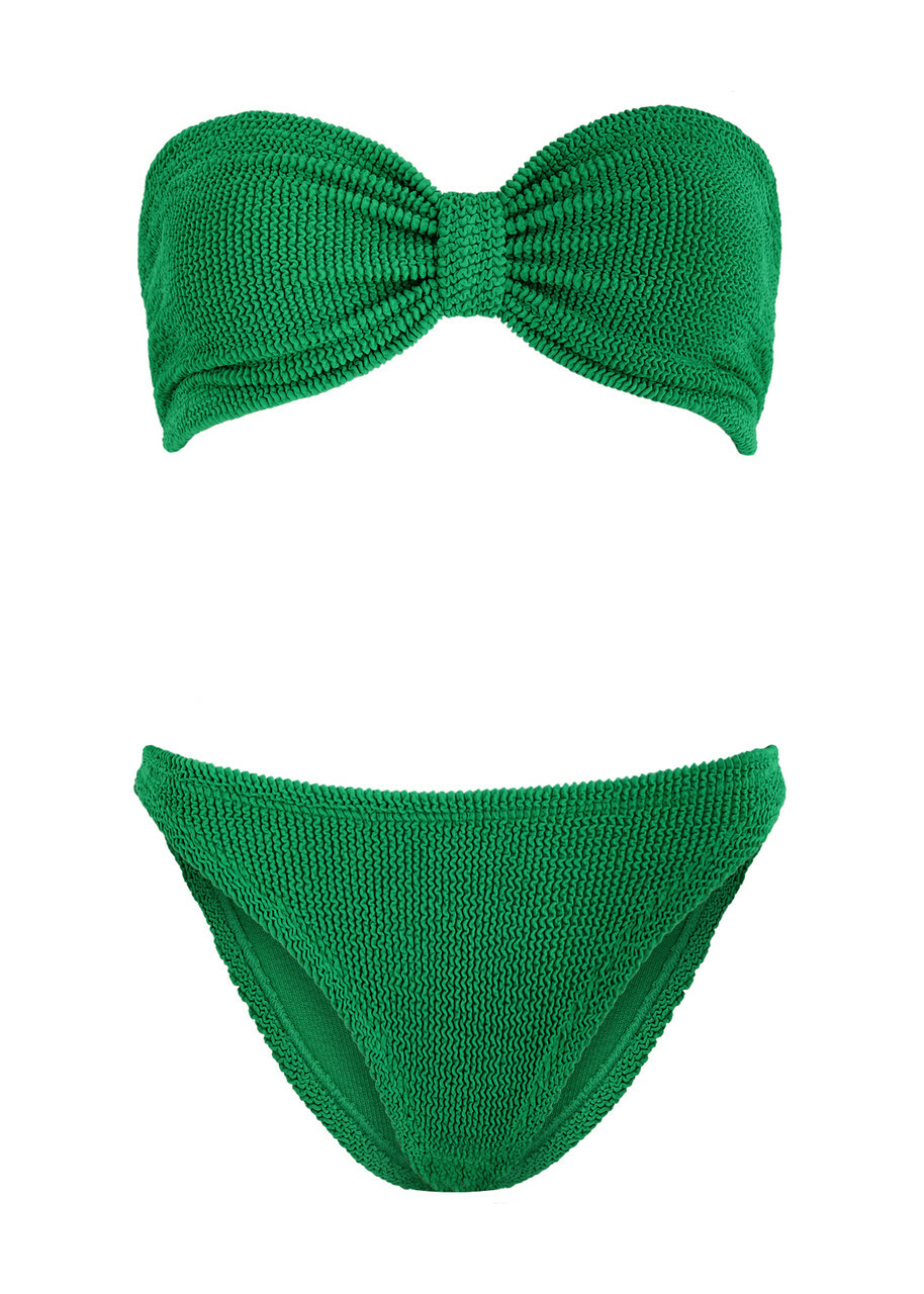 ビキニ HUNZA G Women Swimsuit SQUARENY EM GREEN Hunza G Square Neck One Piece - Emerald – Soleil Blue