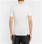 1017 ALYX 9SM - Nike Logo-Print Mesh-Panelled Stretch-Jersey T-Shirt - White