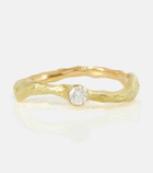 Elhanati - Ines 18kt gold ring with diamond